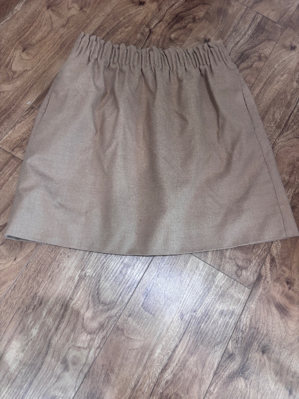 J.Crew Sidewalk Skirt Pull On A-Line Mini Elastic Waist Pockets Size 6
